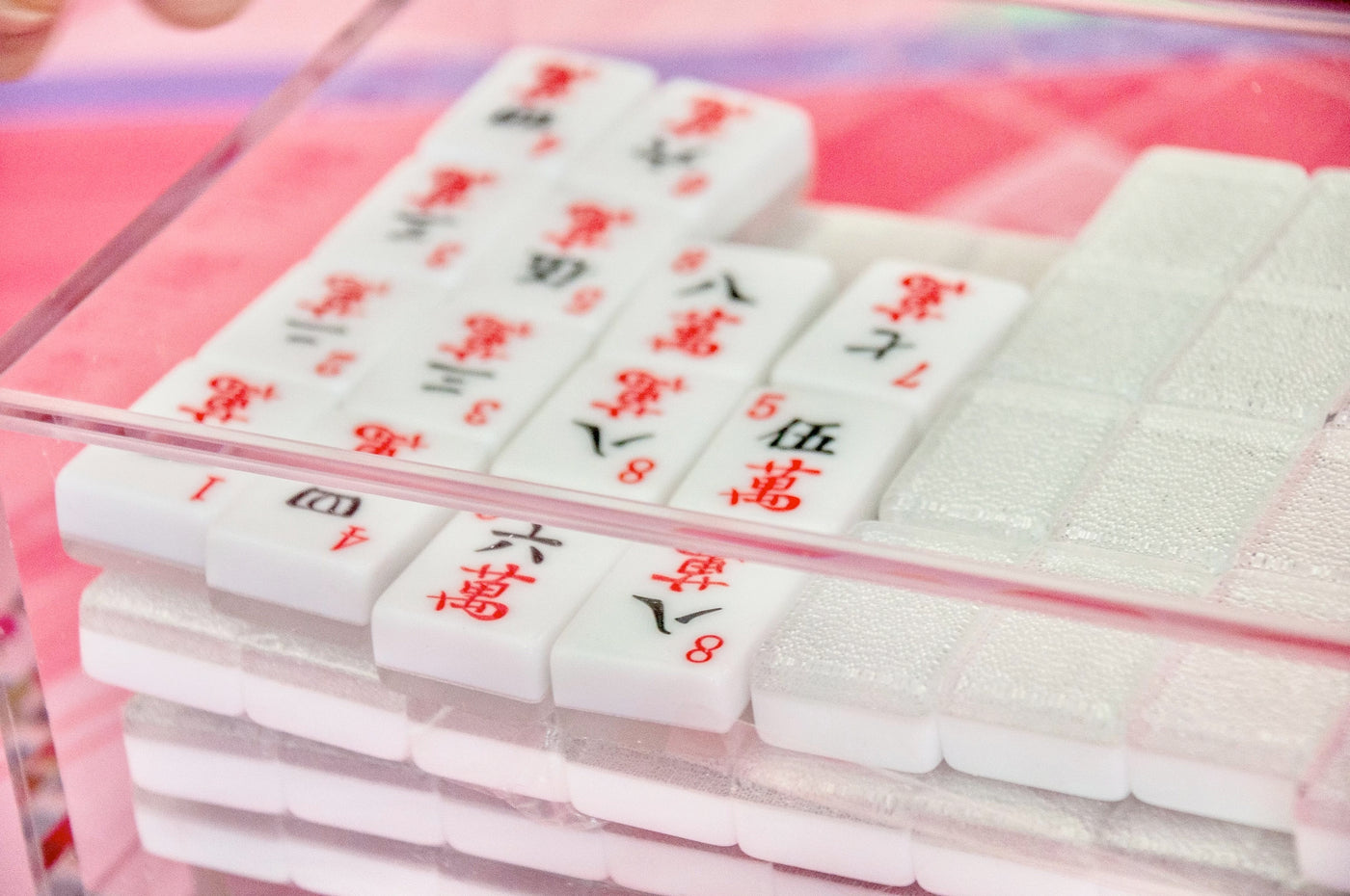 Mahjong Box - Clear Lid
