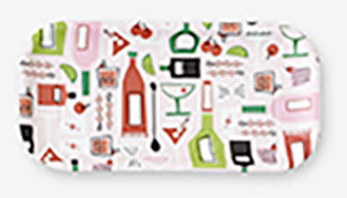 Holiday Cheers Melamine Tray