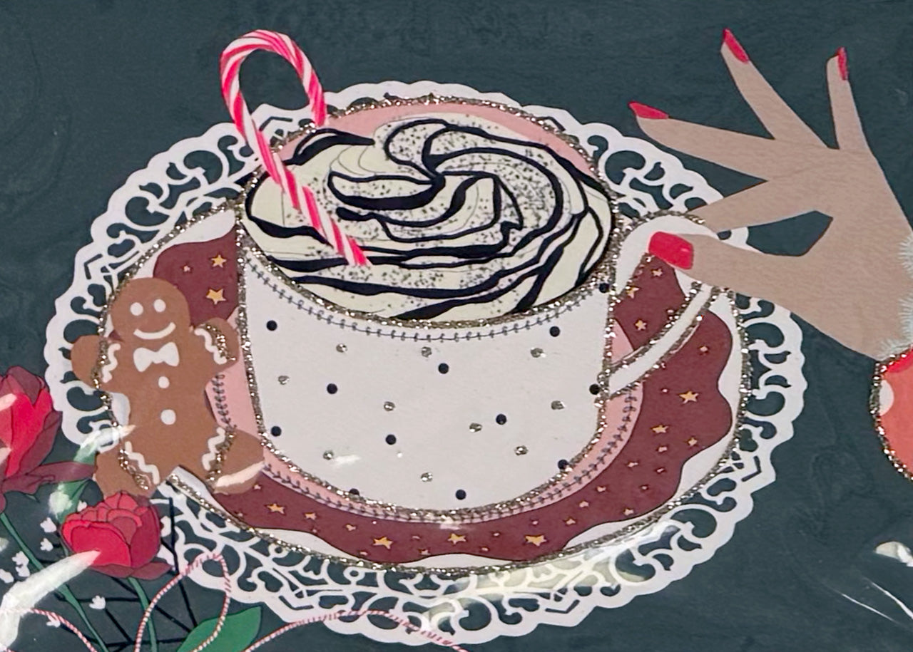 Christmas Coffee Greeting Card