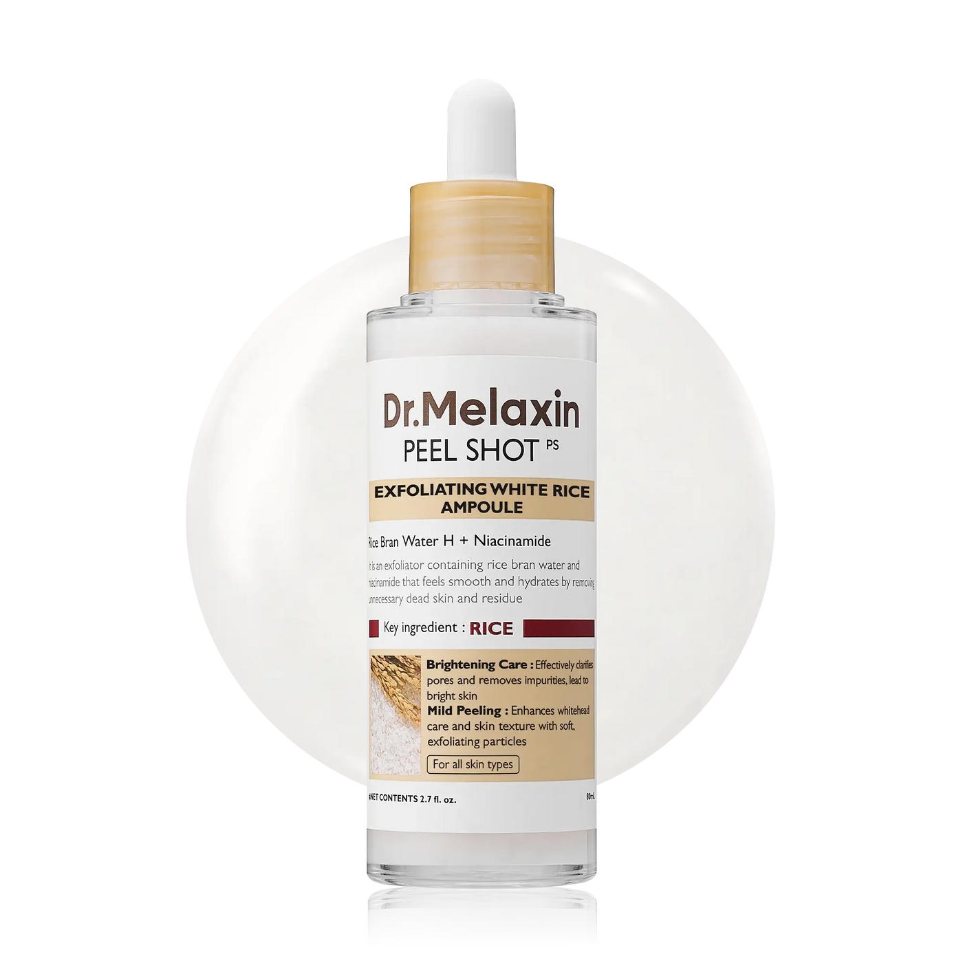 Peel Shot Glow-Black or White Rice Ampoule