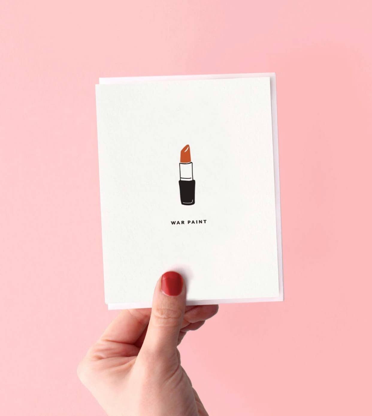 War Paint - Letterpress Greeting Card