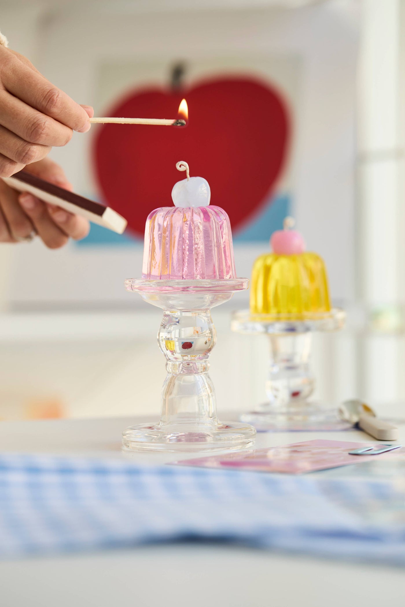 Bashful Affection: Handmade Jelly Candle