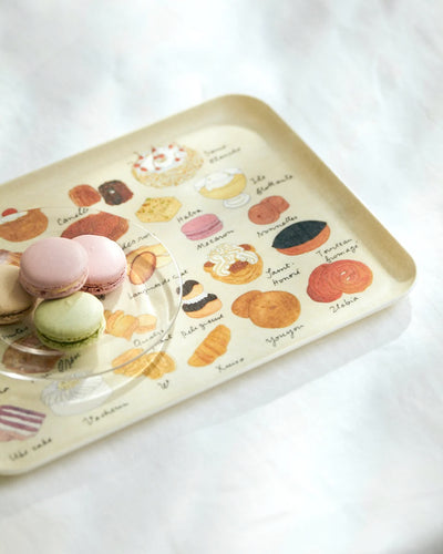 Isabelle Boinot Gateau Linen Coated Tray