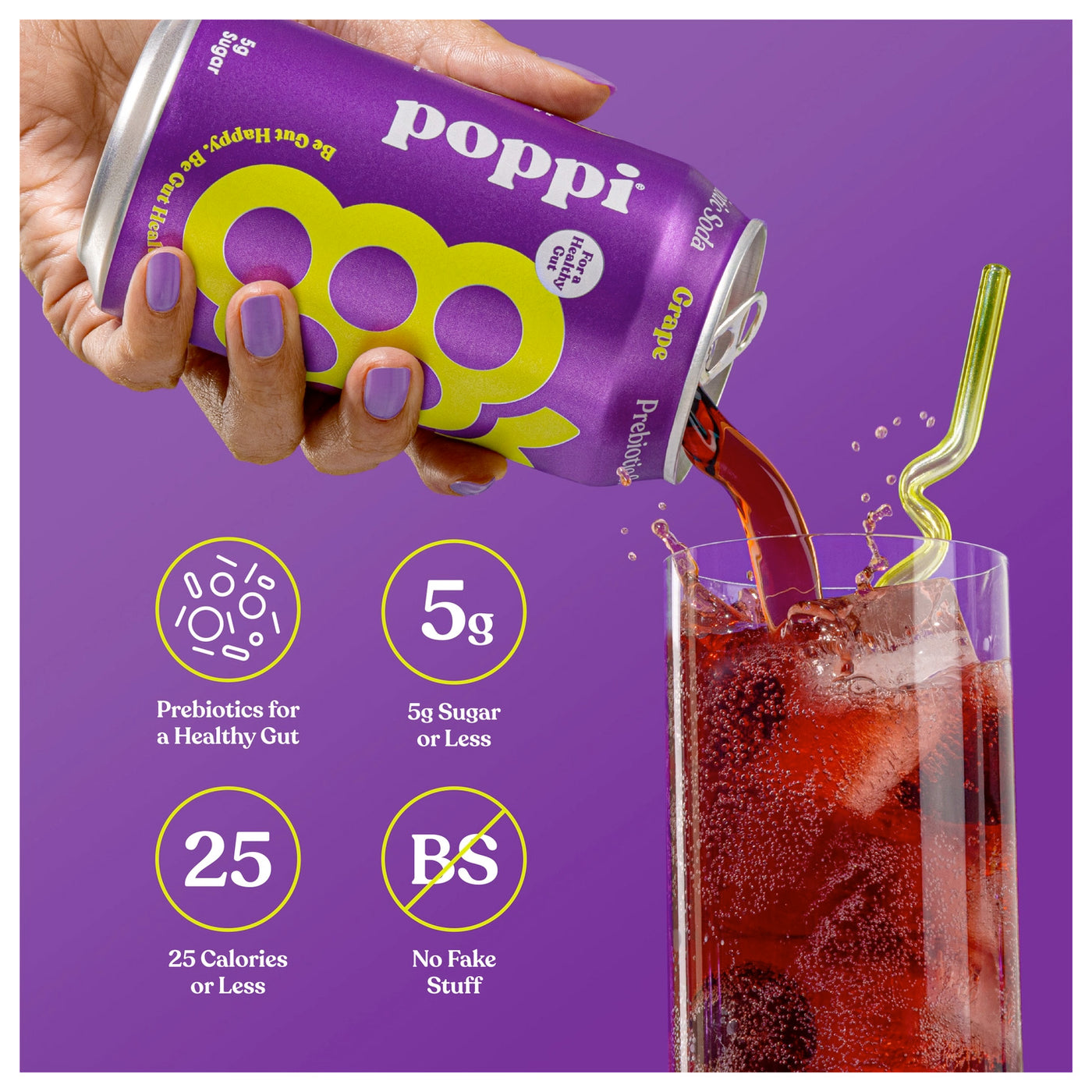 poppi Sparkling Prebiotic Soda