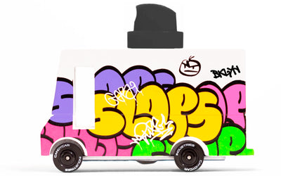 Graffiti Black Van