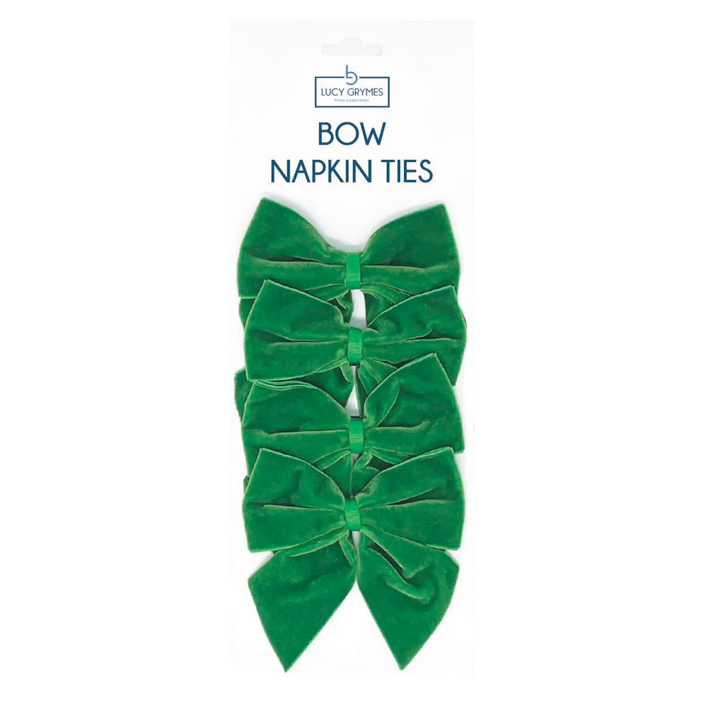 Green Bow Napkin Ties