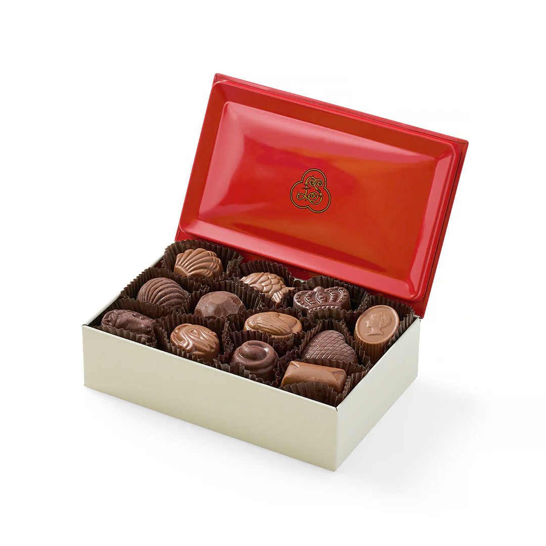 12-Piece Holly Tin, Louis Sherry Chocolates