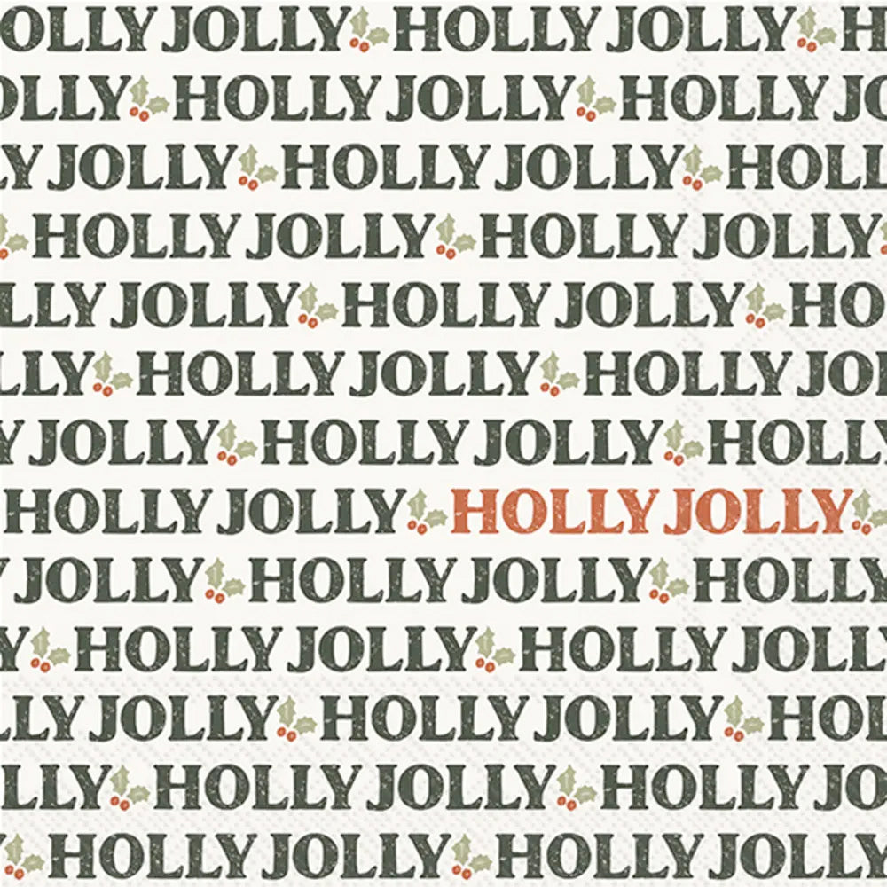 Holly Jolly Cocktail Napkins