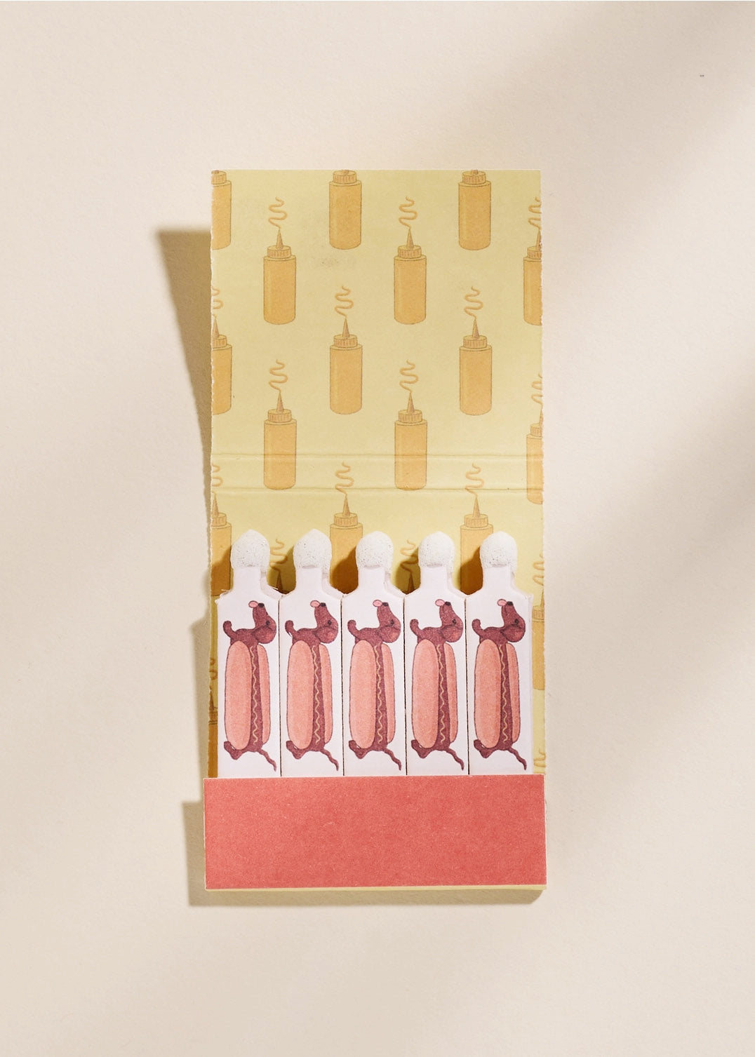 Hot Dog Printed 10 Stem Matchbooks (Copy)