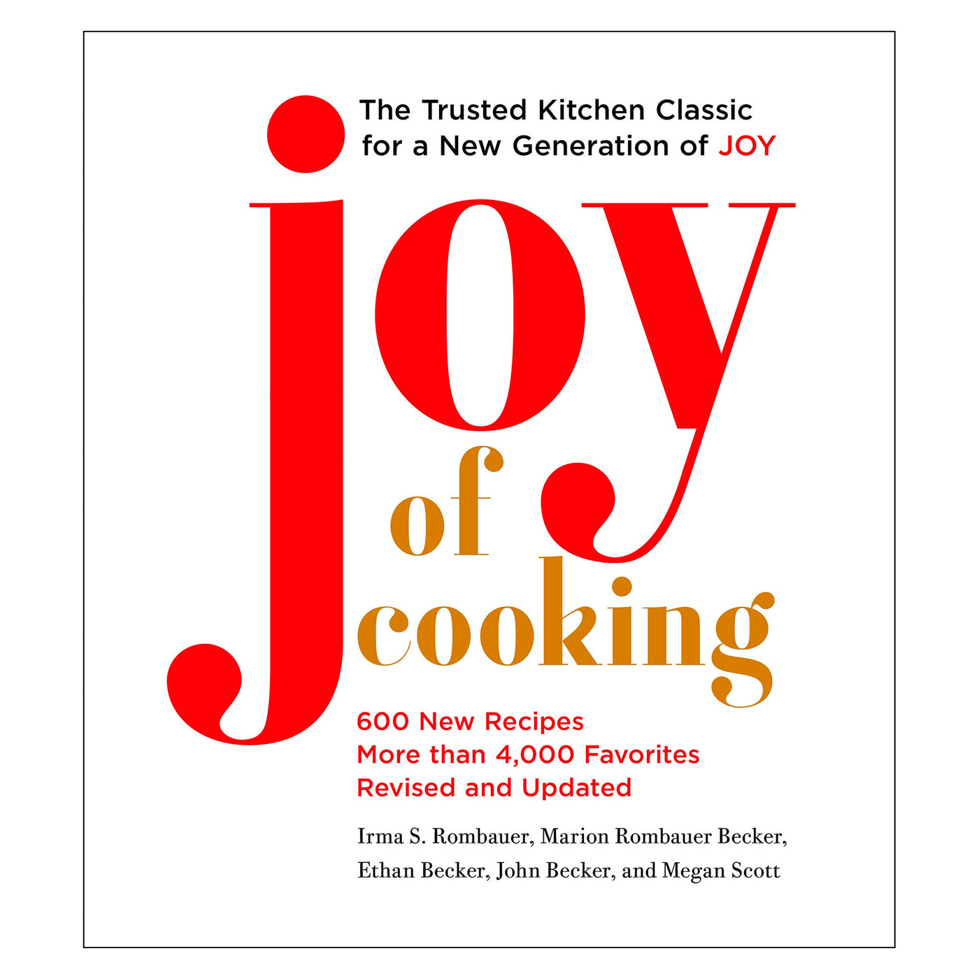 Joy Of Cooking Cookbook