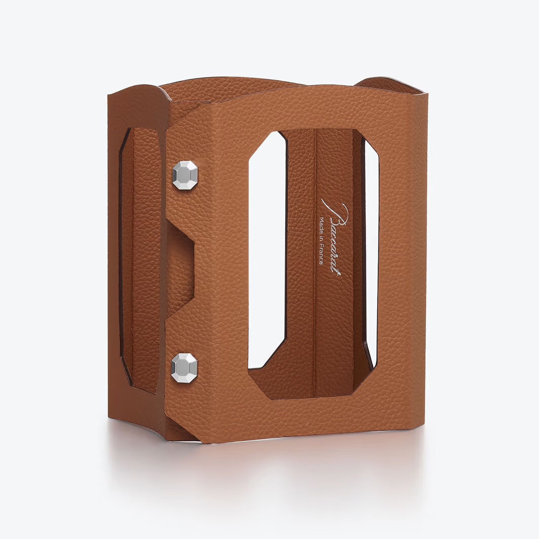 Octagone Leather Decanter Case