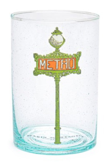 Metro Illustrated Glass