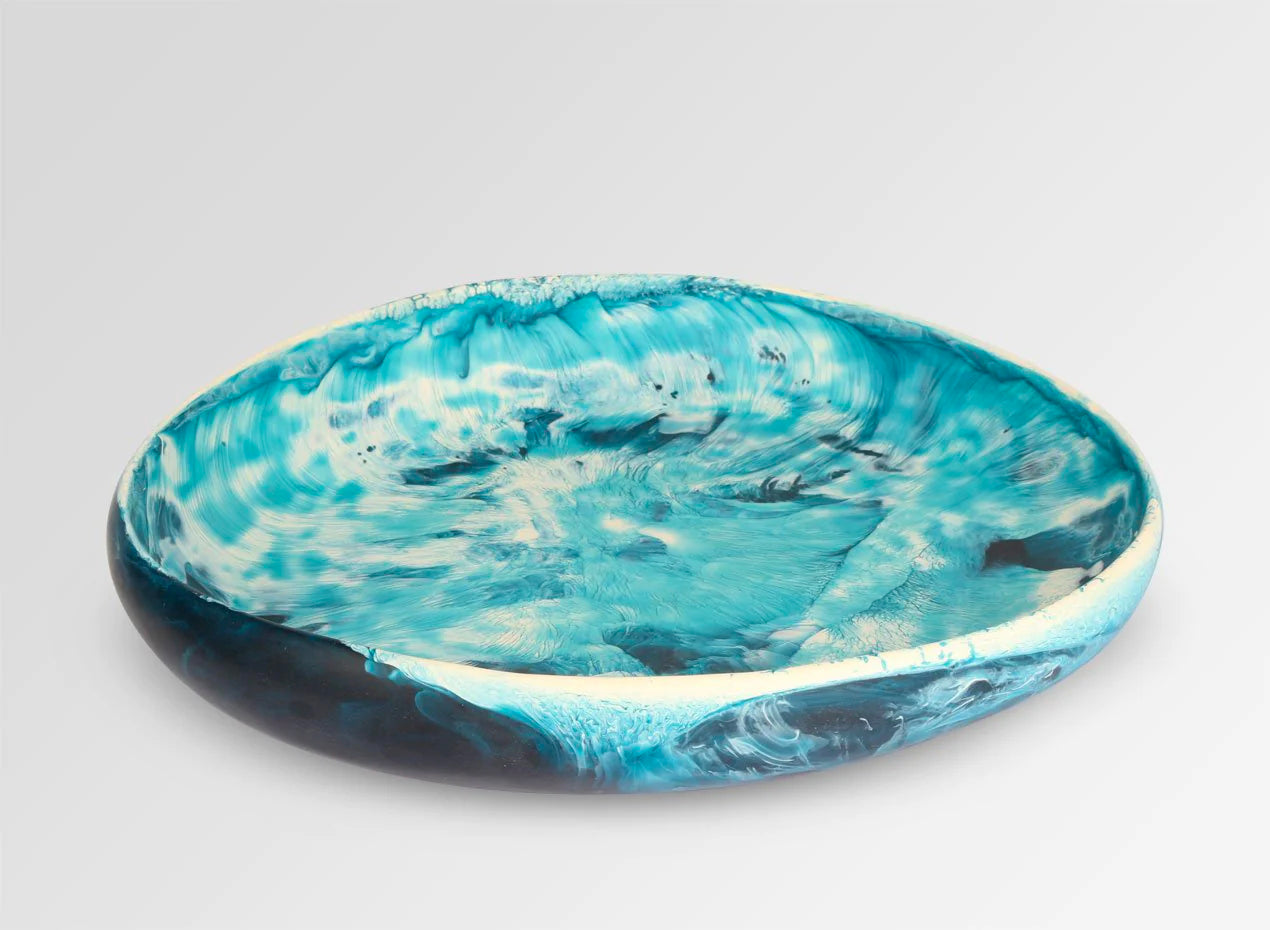 Large Earth Bowl, Moody Blue