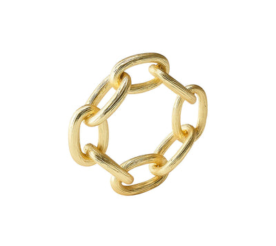 Chain Link Napkin Ring, Gold