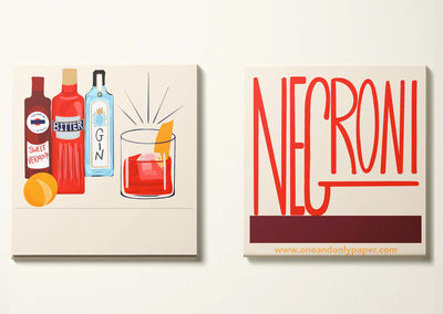 Negroni Printed 10 Stem Matchbooks