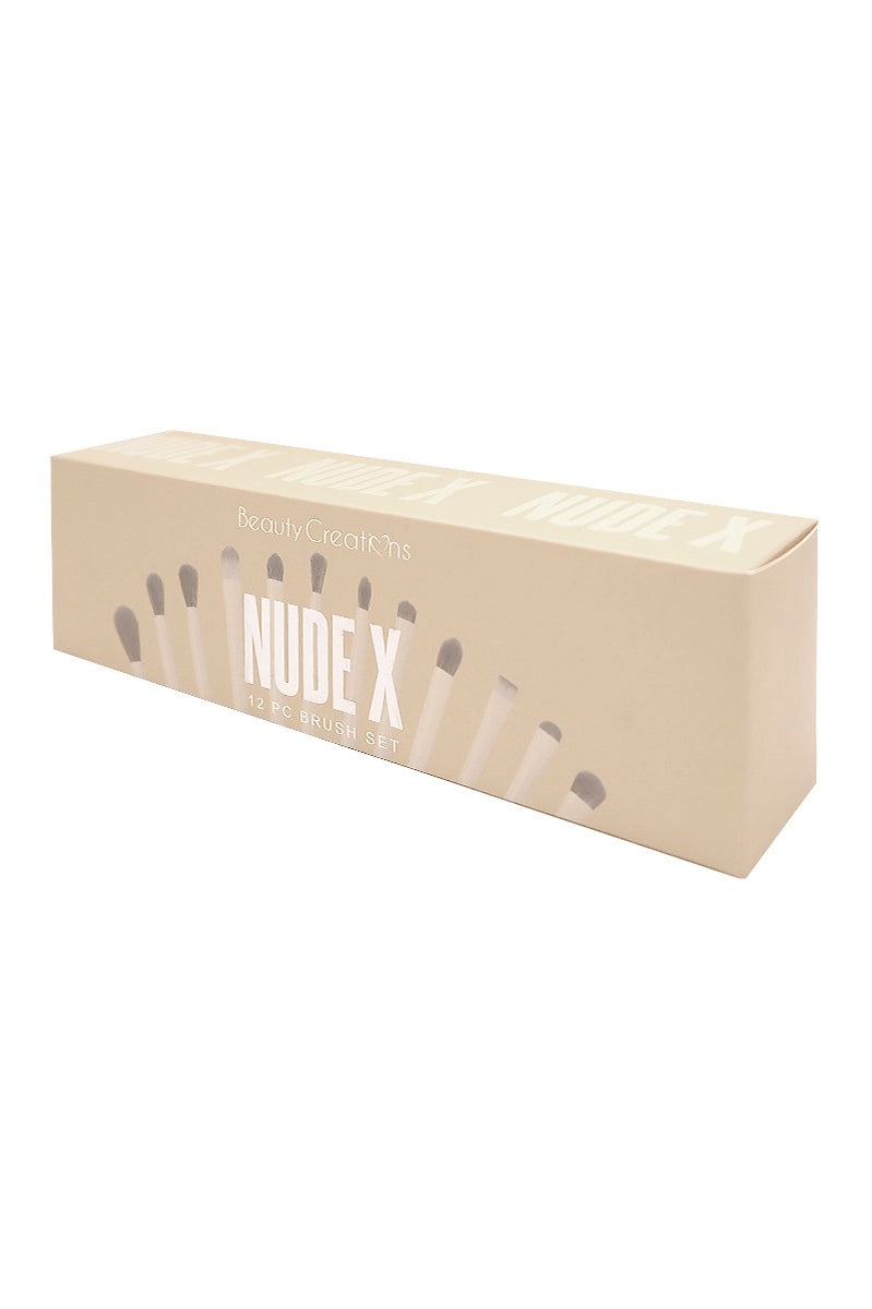 Nudex 12pc Eye Brush Set
