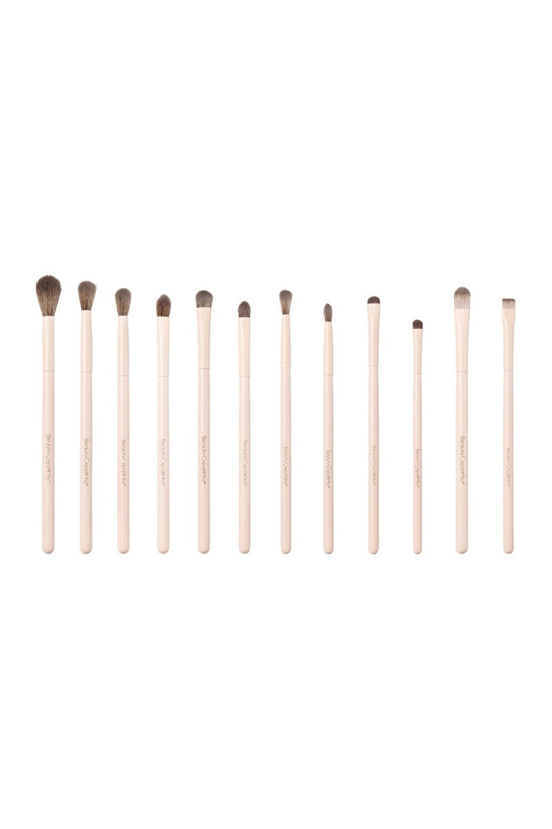 Nudex 12pc Eye Brush Set