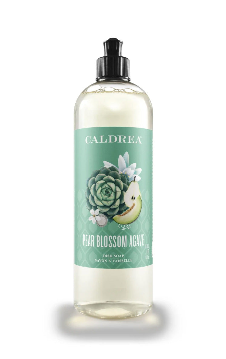 Pear Blossom Agave Dish Soap With Bark & Aloe Vera