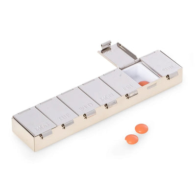 Chrome Plated Pill Box