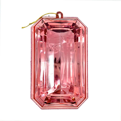 Acrylic Emerald Cut Precious Gem Ornament