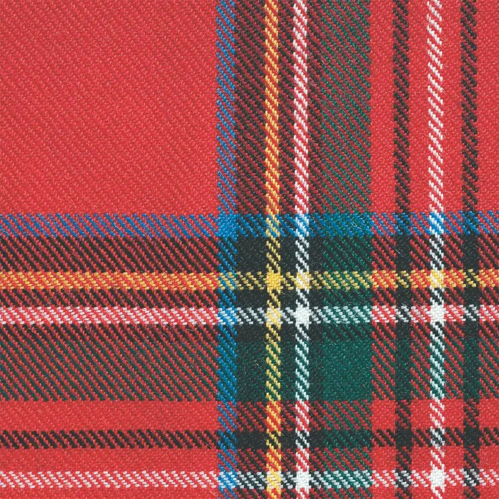 Red Plaid Cocktail Napkins