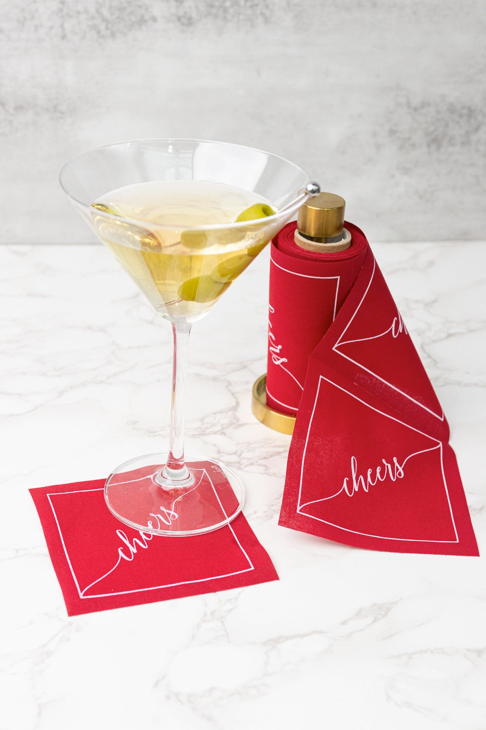 Red Carpet Cocktail Napkin Roll