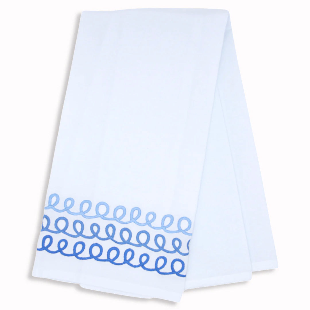 50 Shades Of Blue Tea Towel