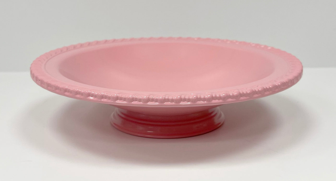 JMD Rose Quartz Shallow Footed Bowl