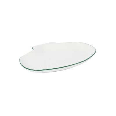 Shell Plate With Green Edge