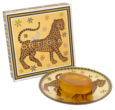 Ambra Nera Glass Plate & Soap