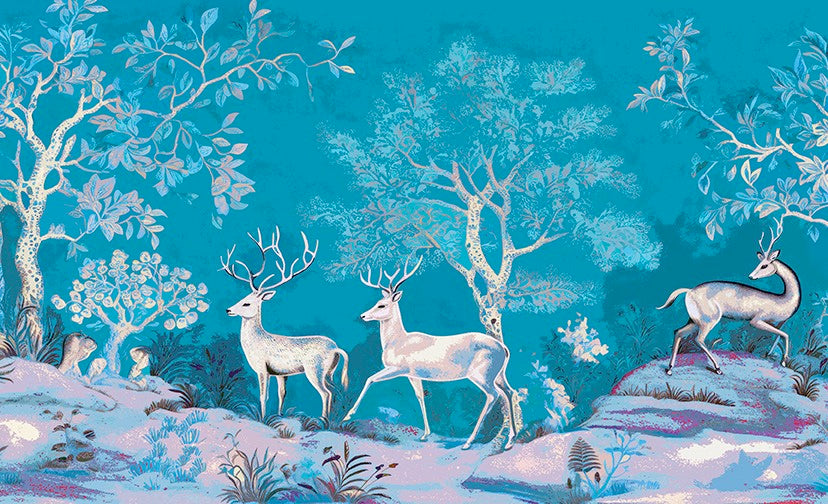 Stag Toile Acrylic Vanity Tray