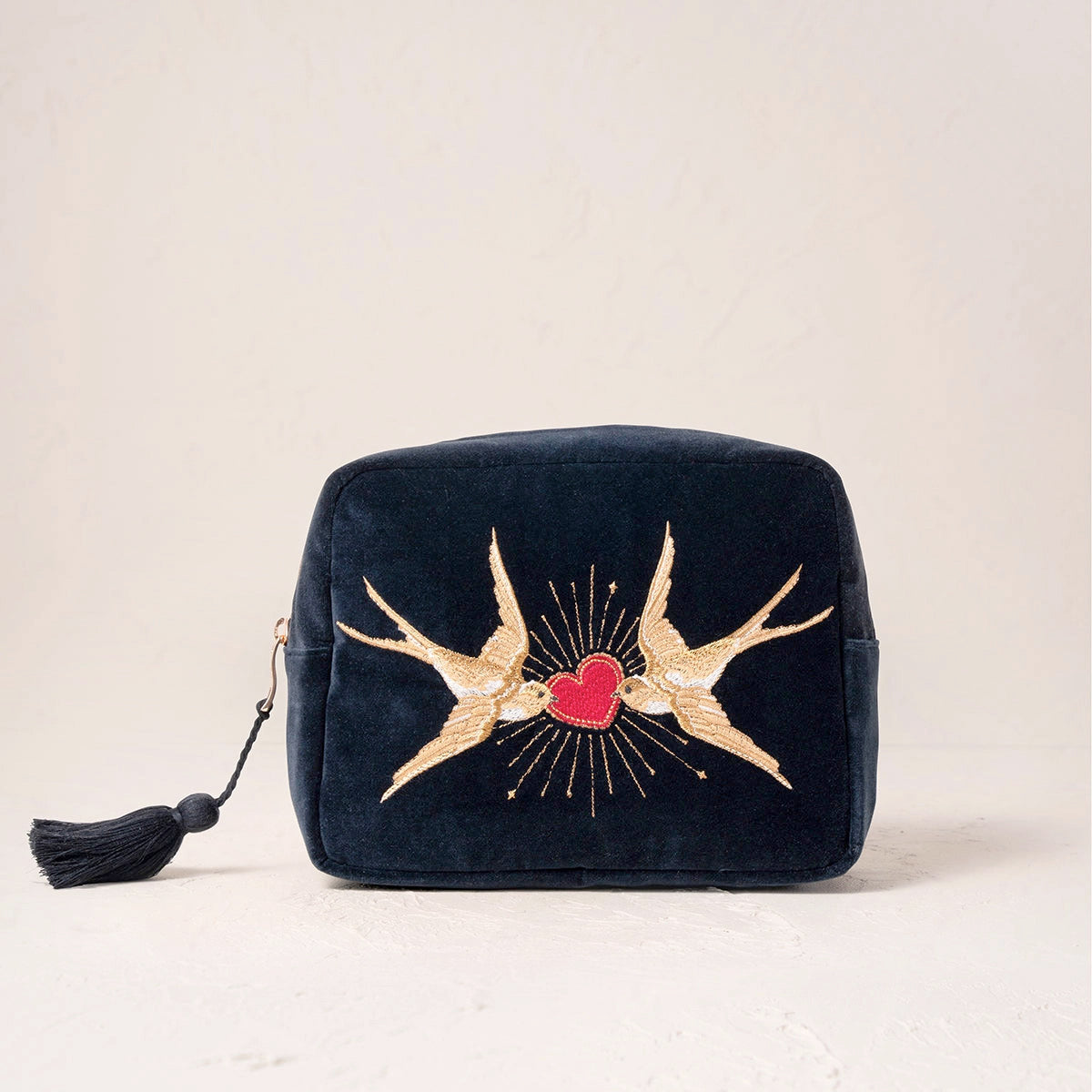 Swallow Heart Wash Bag