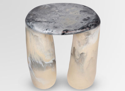 Sandy Pearl Rock Tower Table
