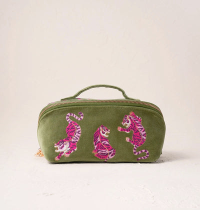 Wild Tiger Open Flat Makeup Bag