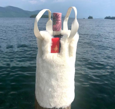 The Rowling Faux Fur Wine Tote