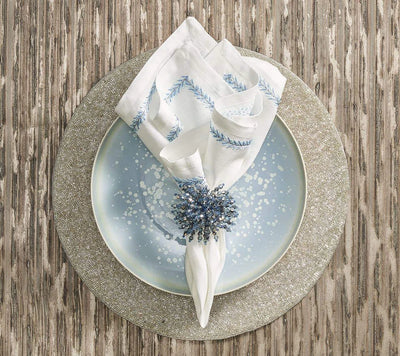 Blue Brilliant Napkin Ring by Kim Seybert | Julia Moss Designs
