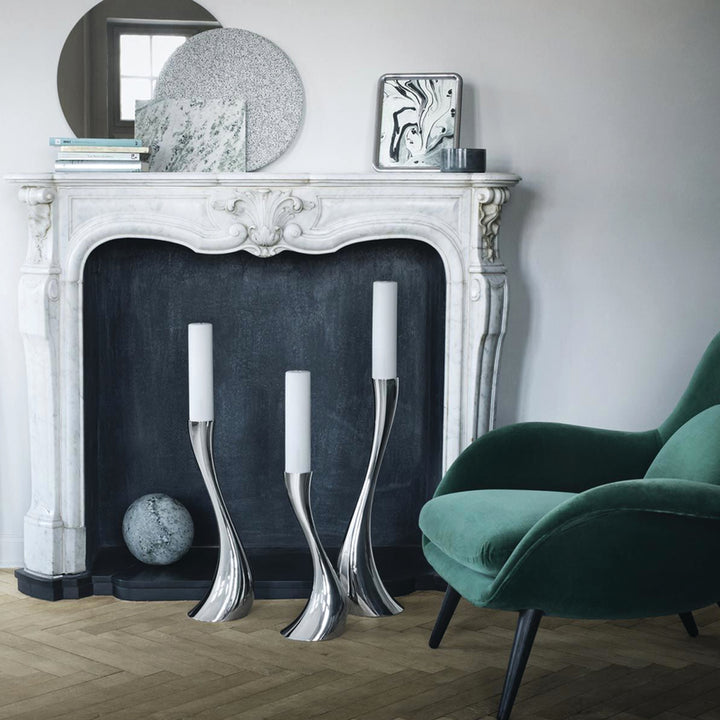 Georg Jensen Cobra Floor Candleholder Medium