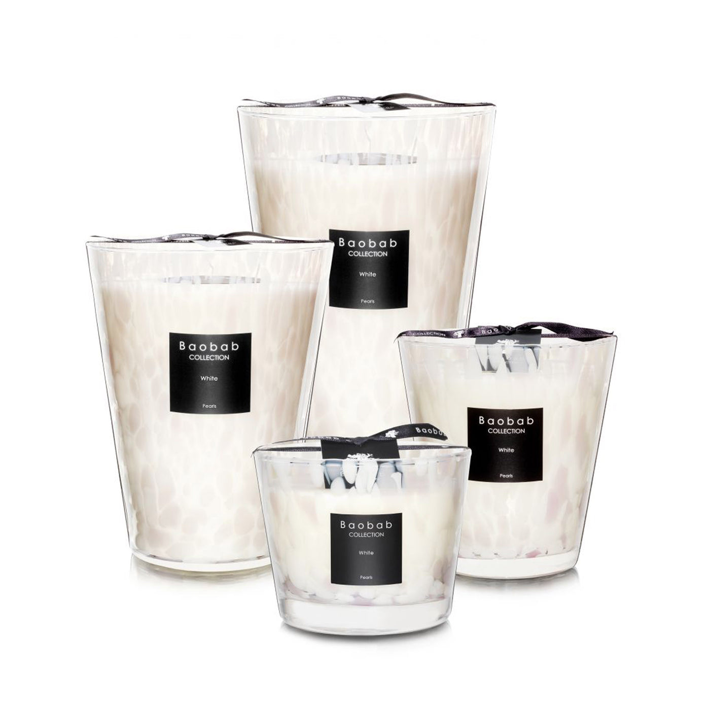 White Pearls Scented Candles , Baobab Collection, Candles + Diffusers- Julia Moss Designs