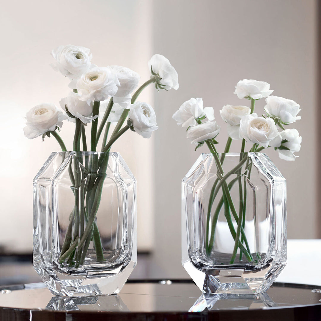 Baccarat Crystal Octogone Vase | Julia Moss Designs