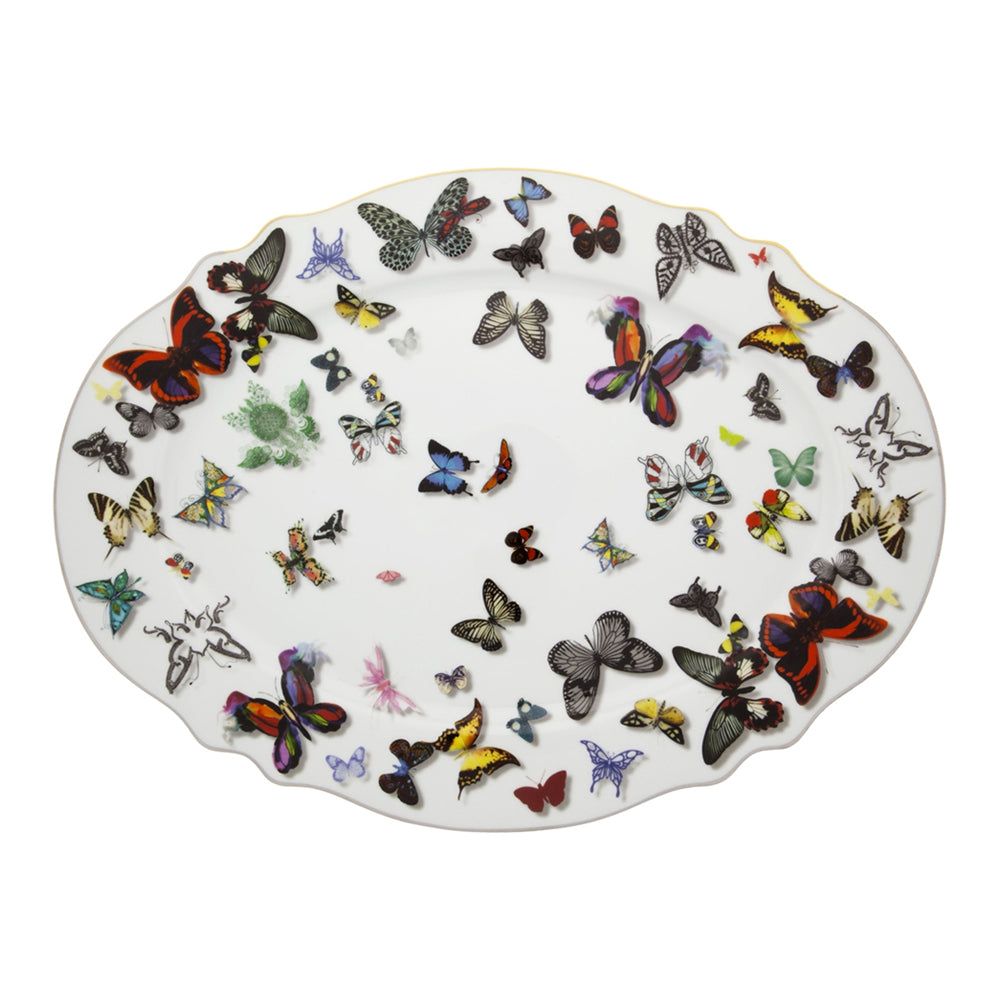 Butterfly Parade Large Platter , Christian LaCroix, Platters + Boards- Julia Moss Designs