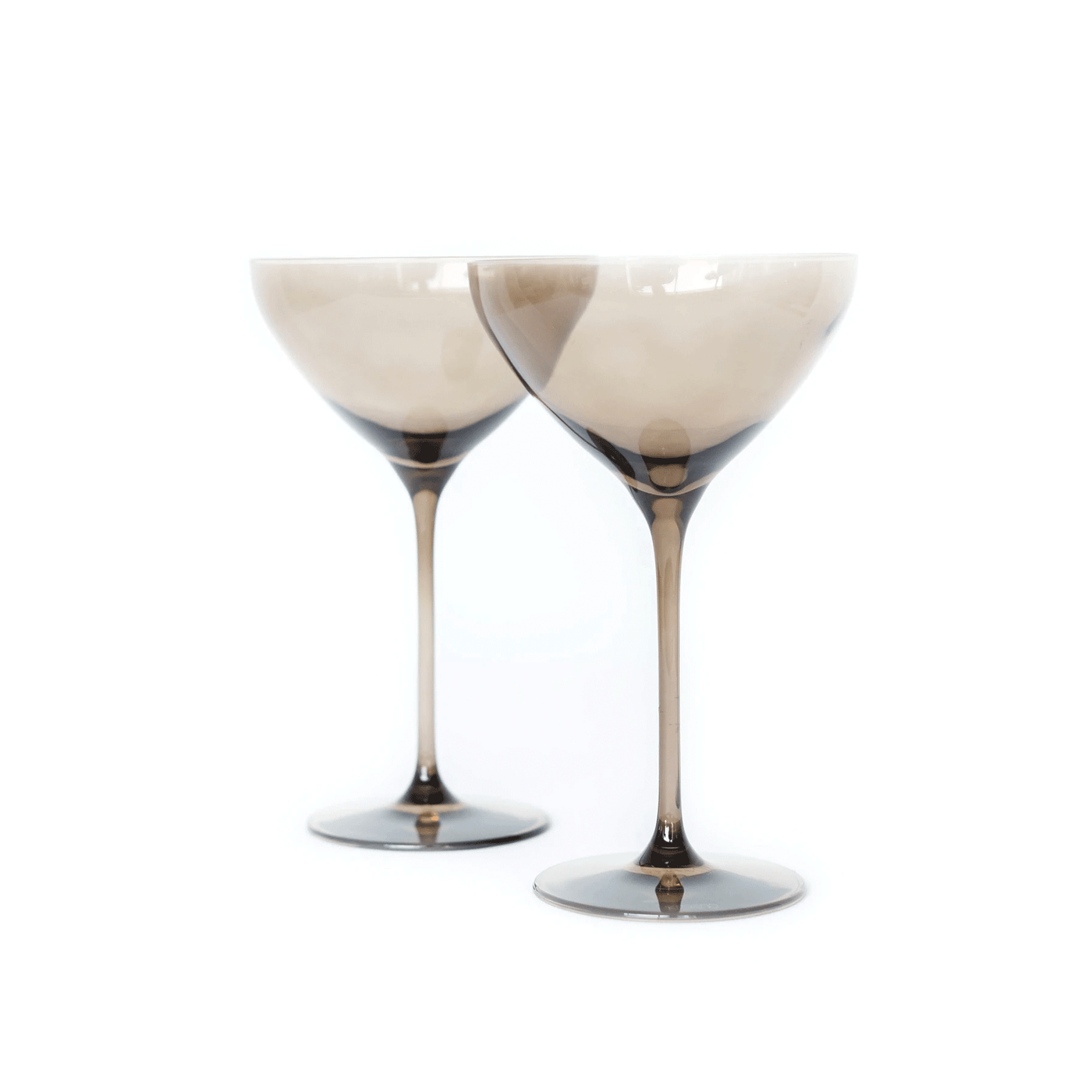 Estelle Colored Glass Martini Glasses