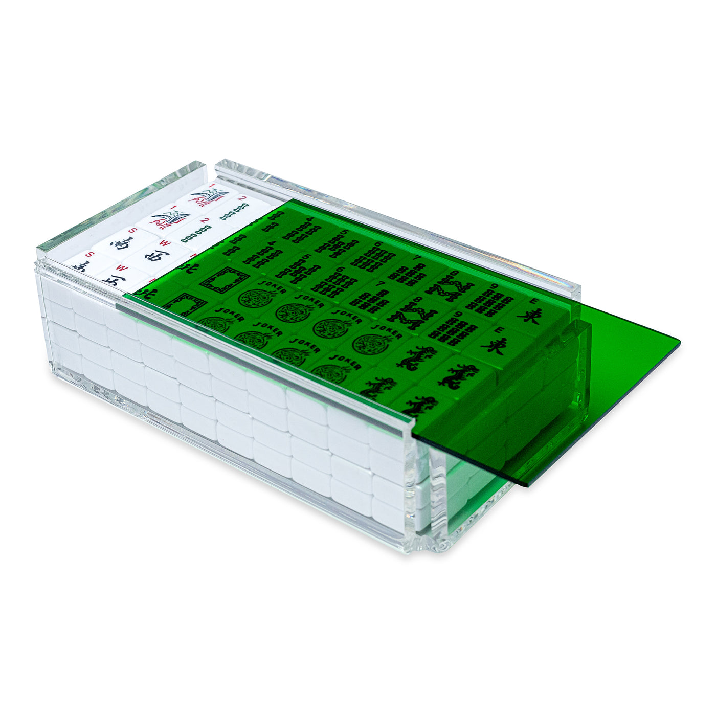 Green Mahjong by Luxe Dominos | Julia Moss Designs