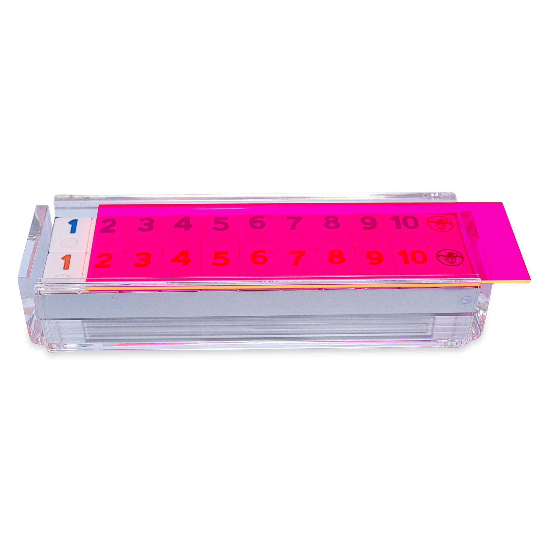 Pink Rummikub Neon Pink Rummikub by Luxe Dominos | Julia Moss Designs