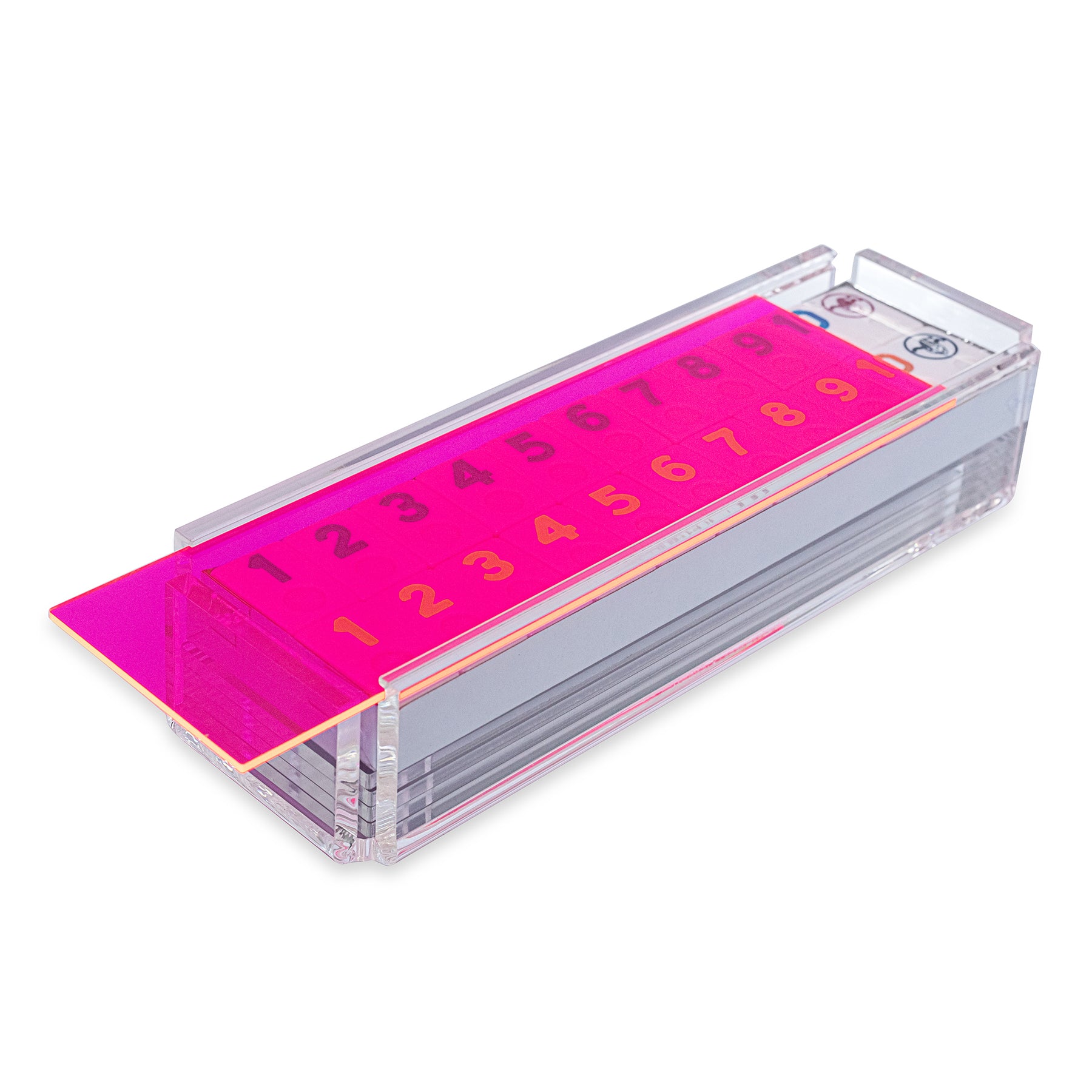 Pink Rummikub Neon Pink Rummikub by Luxe Dominos | Julia Moss Designs