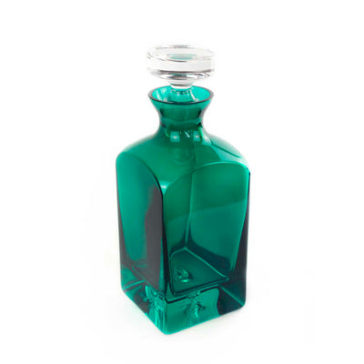 Colored Glass Decanter , Estelle Colored Glass, Drinkware- Julia Moss Designs
