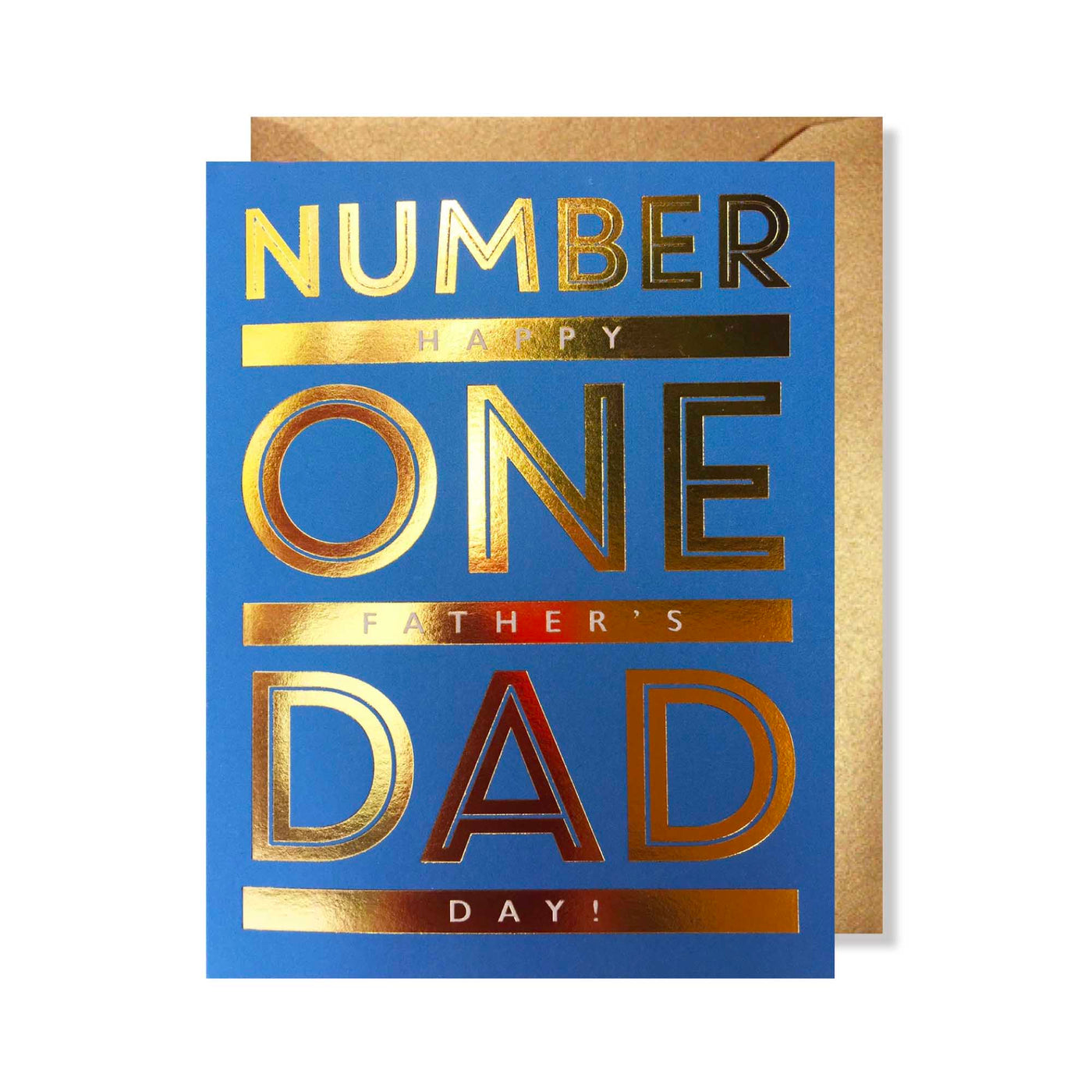 Number One Dad! Card , J. Falkner, Cards- Julia Moss Designs