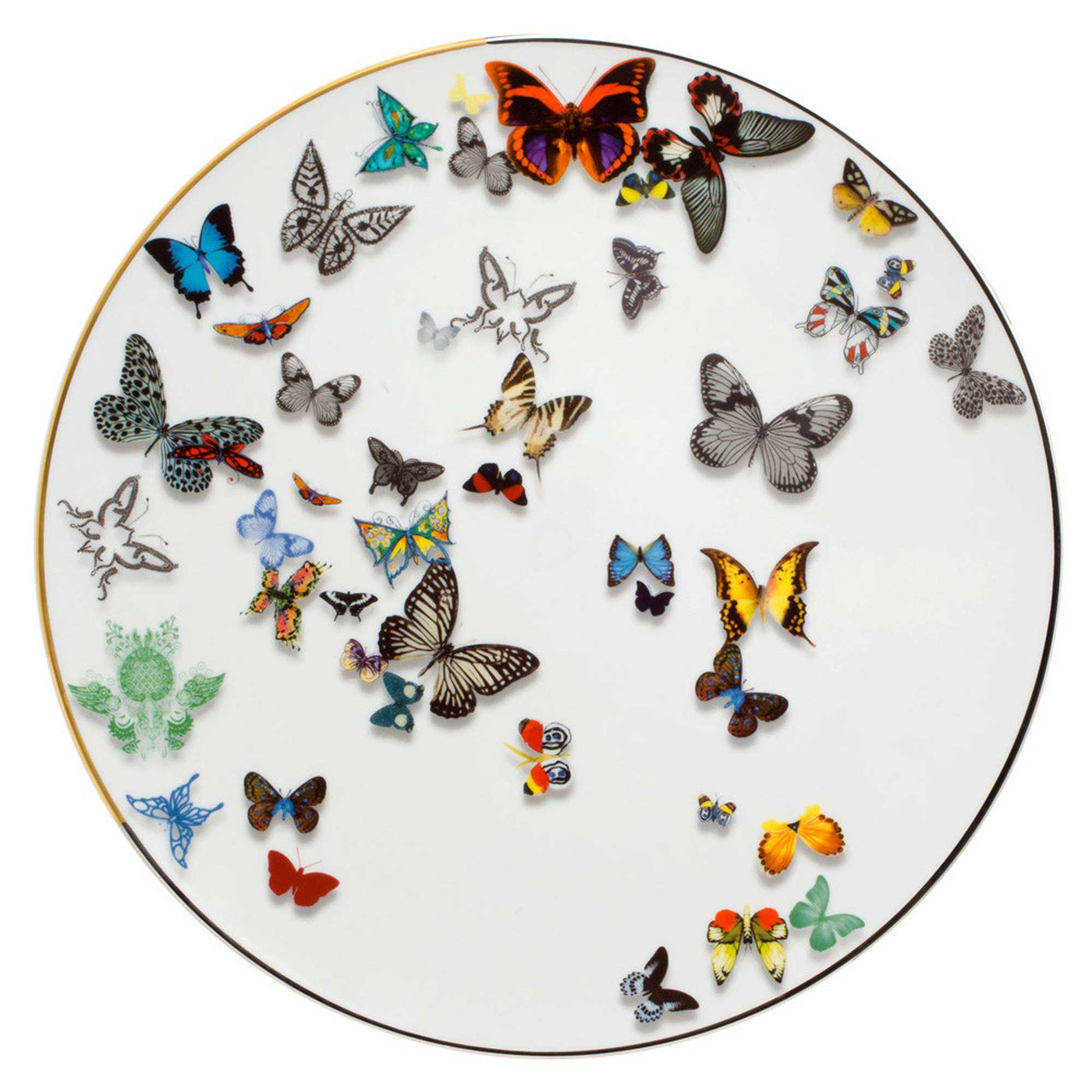 Butterfly Parade Charger Plate , Christian LaCroix, Plates- Julia Moss Designs