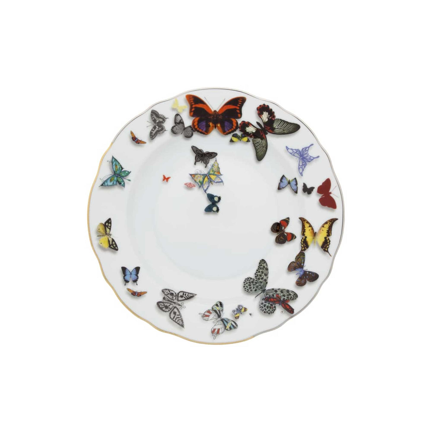 Butterfly Parade Soup Plate , Christian LaCroix, Plates- Julia Moss Designs