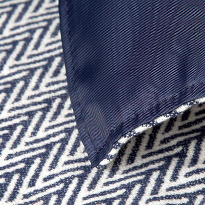 The Little Explorer Organic Cotton Navy Blue , Heating & Plumbing London, Blankets + Throws- Julia Moss Designs