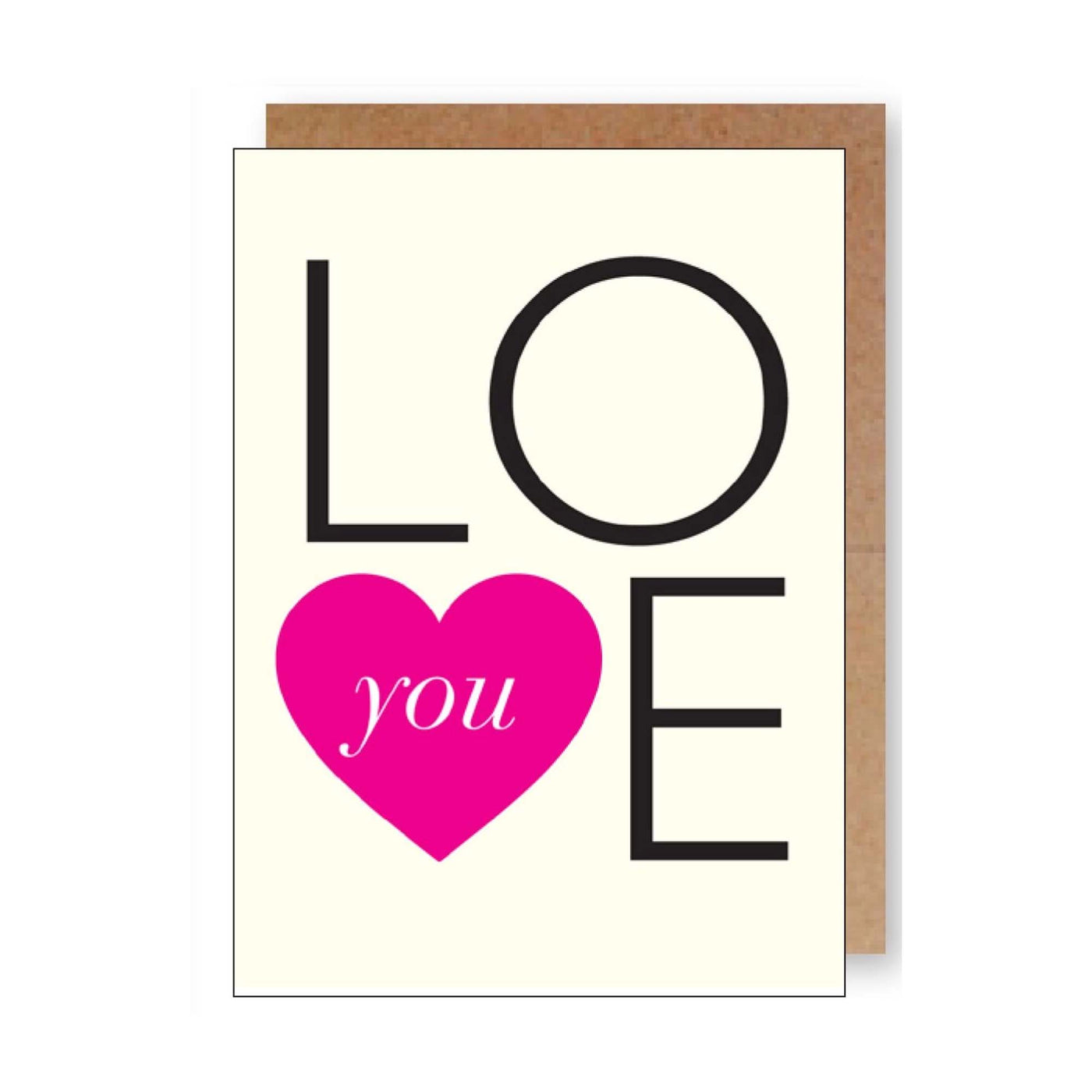 Love You Heart Card , J. Falkner, Cards- Julia Moss Designs